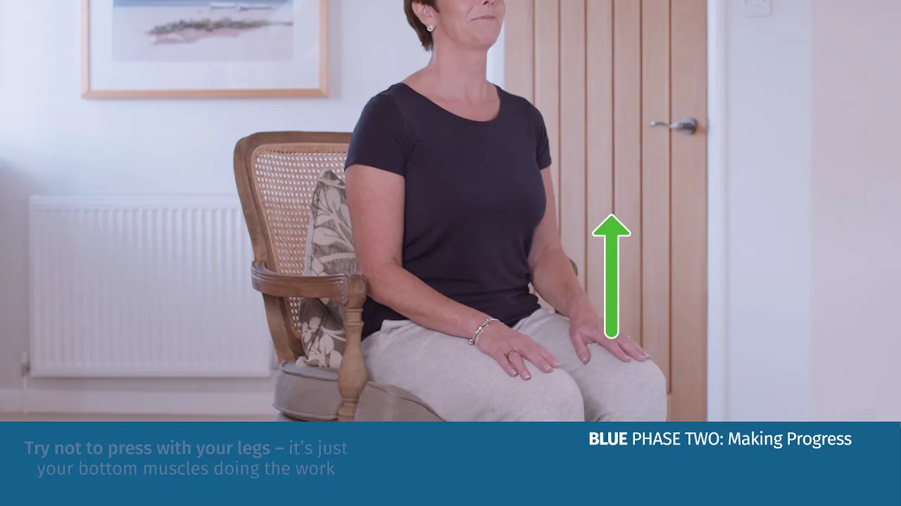 a person sitting on a chair