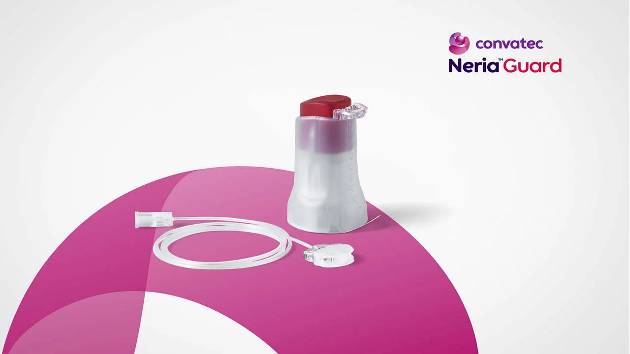 Die Abbildung zeigt das Neria™Guard Infusionsset. 