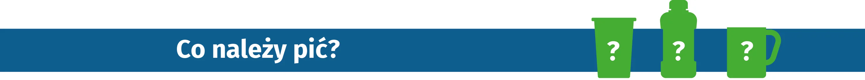 Nawodnienie - co należy pić