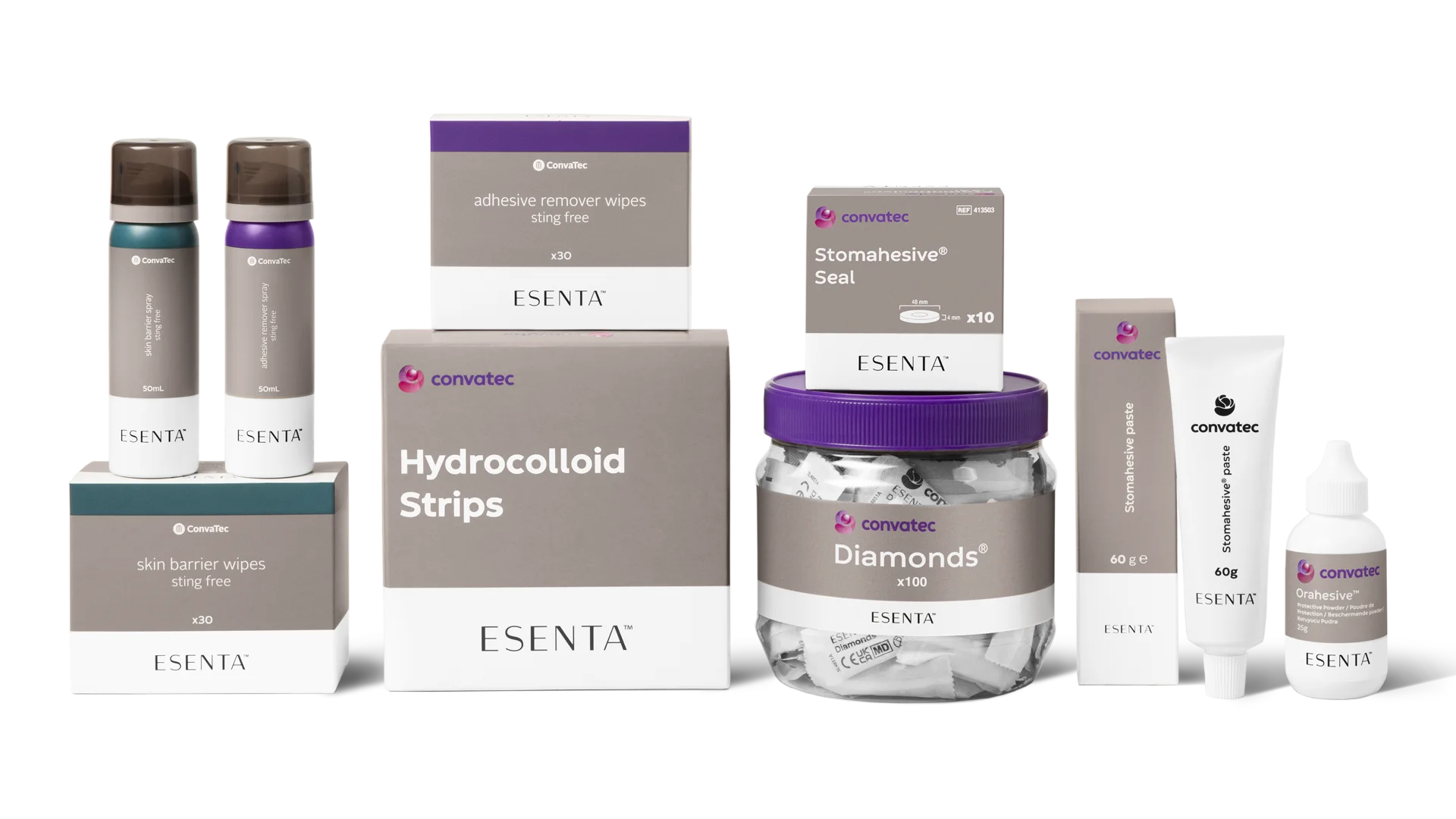 Un groupe de produits